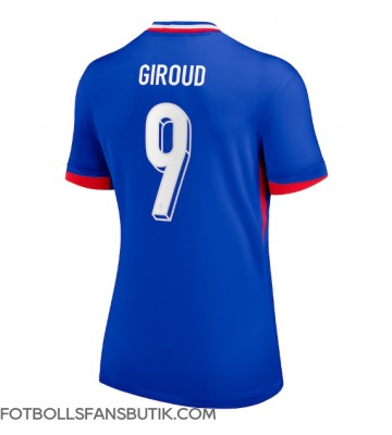 Frankrike Olivier Giroud #9 Replika Hemmatröja Damer EM 2024 Kortärmad